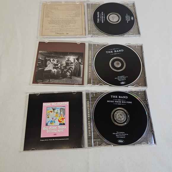 The Band Greatest Hits 3 Cds. Remasters & Gratest Hits Bundle. Preowned. - Picture 8 of 9